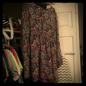 Bell sleeve sheer dress/tunic